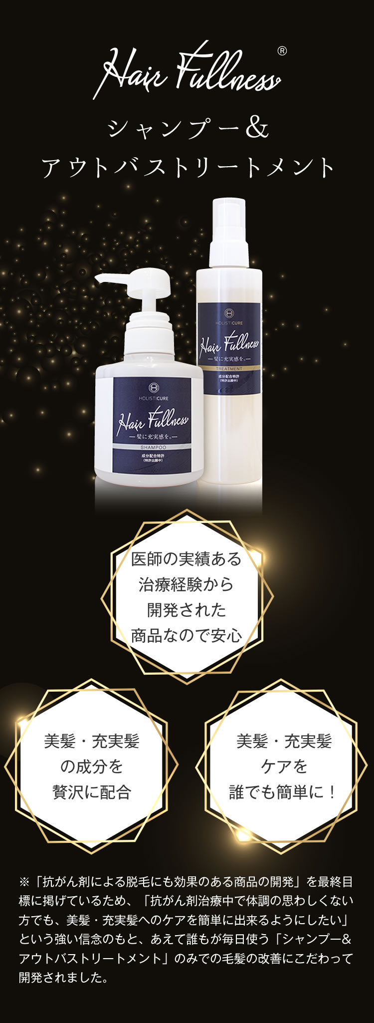 Hair Fullness®　シャンプー&アウトバストリートメント