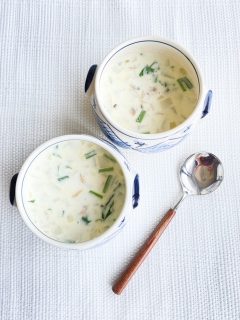 元気なママと赤ちゃんのためのビタミン・ミネラルレシピ～カブとアサリのクラムチャウダー～