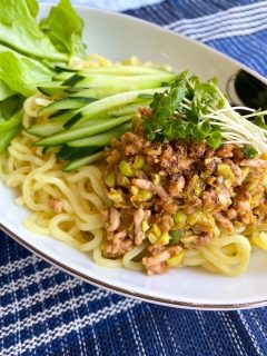 夏に摂りたい！デトックスを促す～枝豆のジャージャー麺～